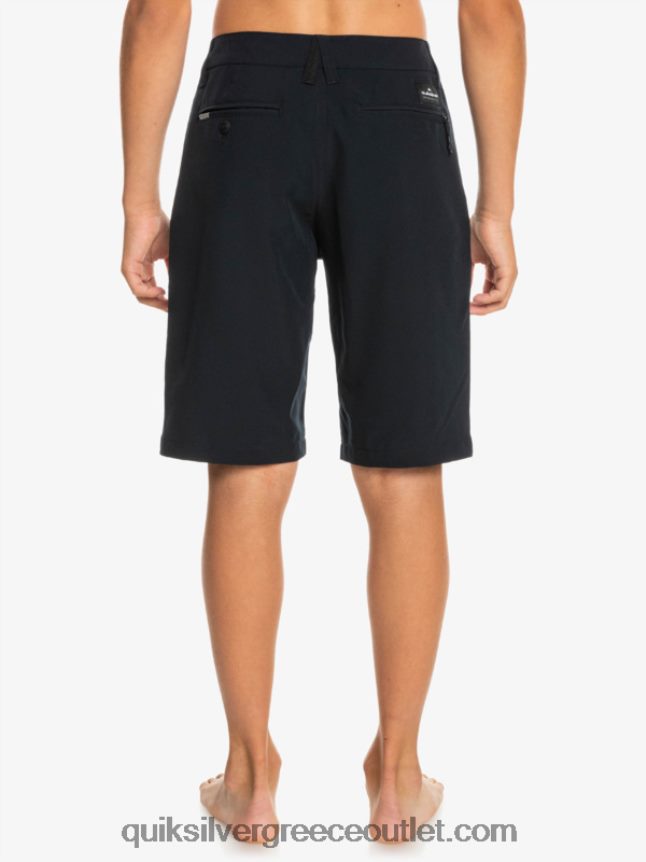 8-16 ocean union 19 αμφίβια boardshorts Quiksilver αγόρια 66LP841933 μαύρος