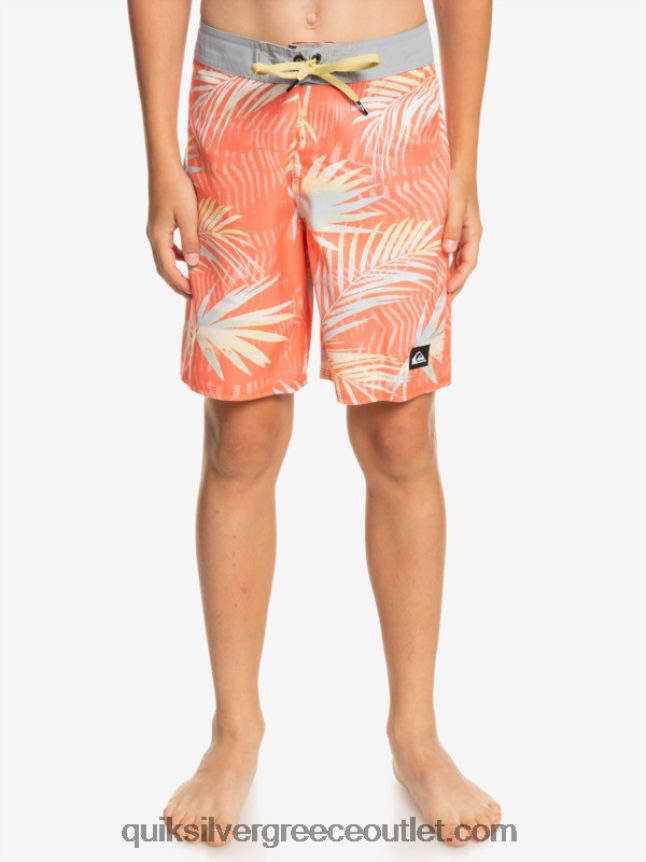 8-16 καθημερινά qs 69 16 boardshorts Quiksilver αγόρια 66LP842139 φρέσκος σολομός