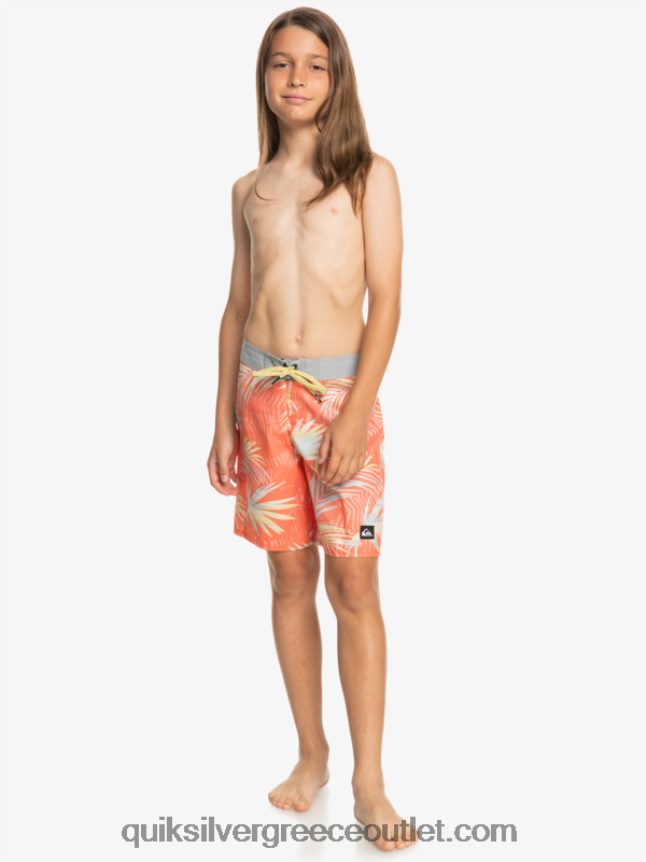 8-16 καθημερινά qs 69 16 boardshorts Quiksilver αγόρια 66LP842139 φρέσκος σολομός