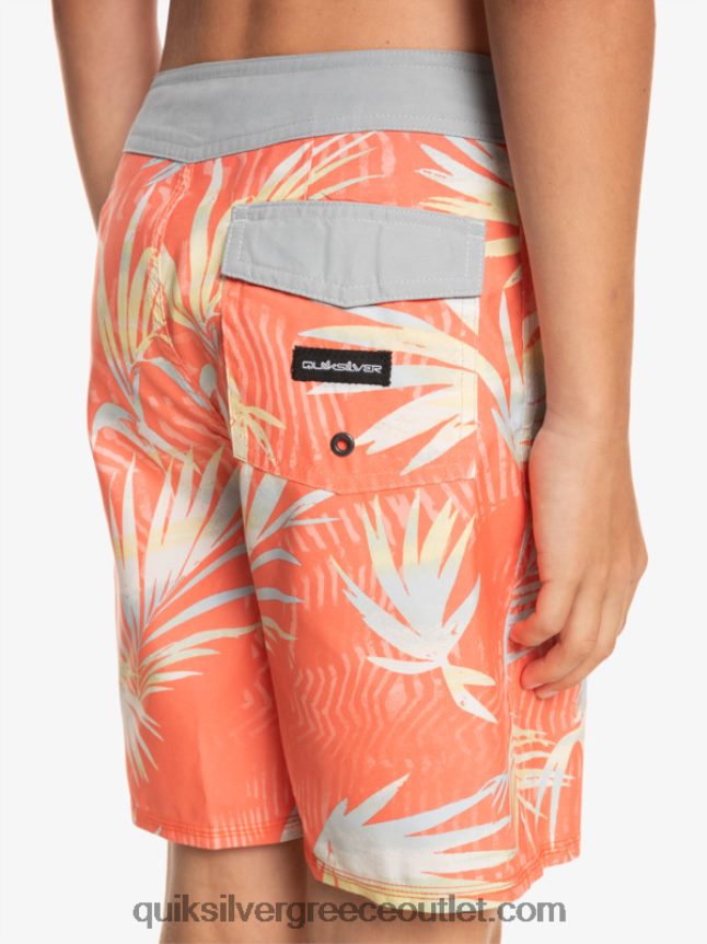 8-16 καθημερινά qs 69 16 boardshorts Quiksilver αγόρια 66LP842139 φρέσκος σολομός
