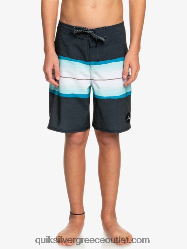 8-16 απόχρωση ρητίνης surfsilk 17 boardshorts Quiksilver αγόρια 66LP842301 μαύρος