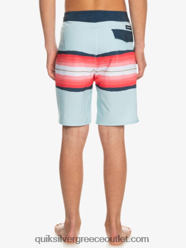 8-16 απόχρωση ρητίνης surfsilk 17 boardshorts Quiksilver αγόρια 66LP842302 μπλε γκρι