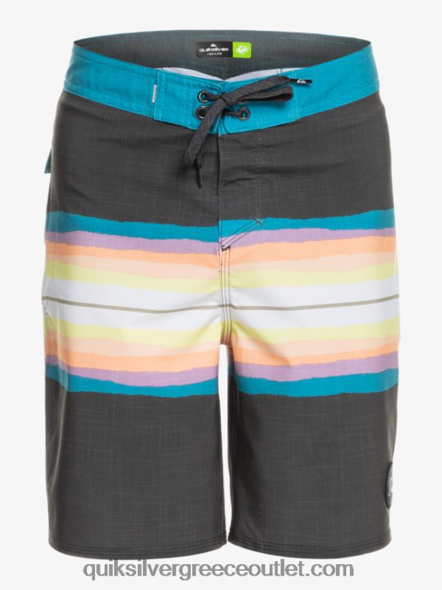 8-16 απόχρωση ρητίνης surfsilk 17 boardshorts Quiksilver αγόρια 66LP842303 ασφαλτικό σκυρόδερμα