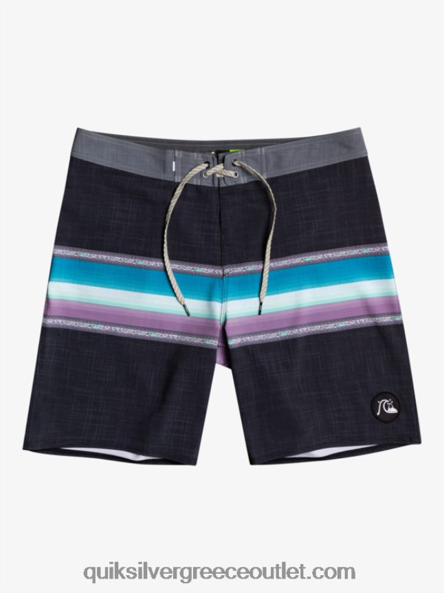 8-16 surfsilk sun ξεθώριασε 17 boardshorts Quiksilver αγόρια 66LP842280 μαύρος