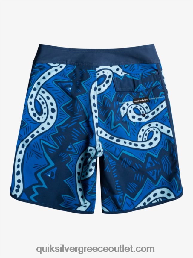 8-16 surfsilk throwback 17 boardshorts Quiksilver αγόρια 66LP842328 διακριτικά μπλε