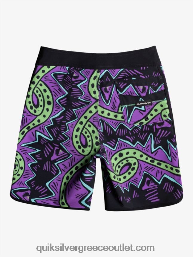 8-16 surfsilk throwback 17 boardshorts Quiksilver αγόρια 66LP842329 μαύρος