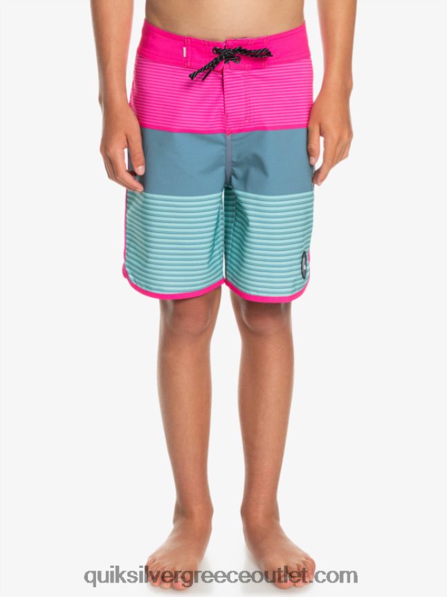 8-16 surfsilk tijuana yth 17 boardshort Quiksilver αγόρια 66LP842268 ροζ glo