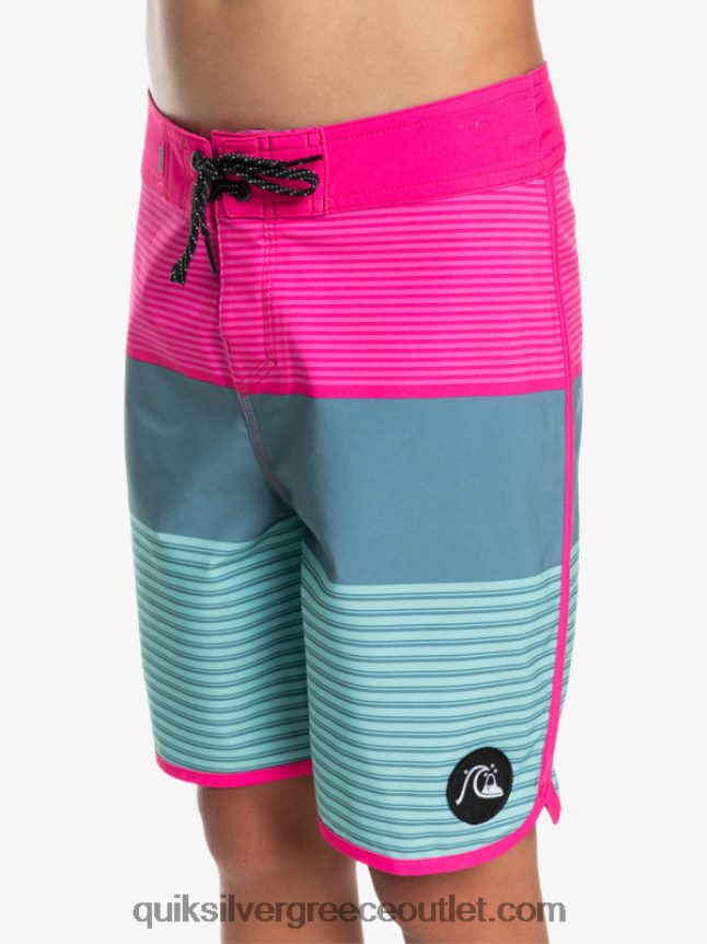 8-16 surfsilk tijuana yth 17 boardshort Quiksilver αγόρια 66LP842268 ροζ glo