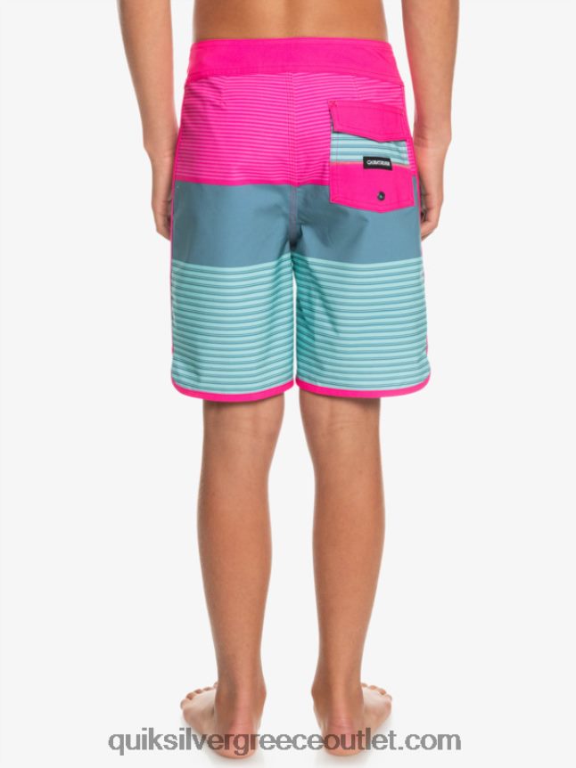 8-16 surfsilk tijuana yth 17 boardshort Quiksilver αγόρια 66LP842268 ροζ glo