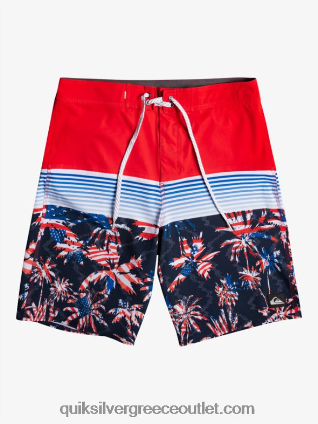 8-16 καθημερινό πάνελ yth 17 σύντομο πίνακα Quiksilver αγόρια 66LP842276 κόκκινο υψηλού κινδύνου