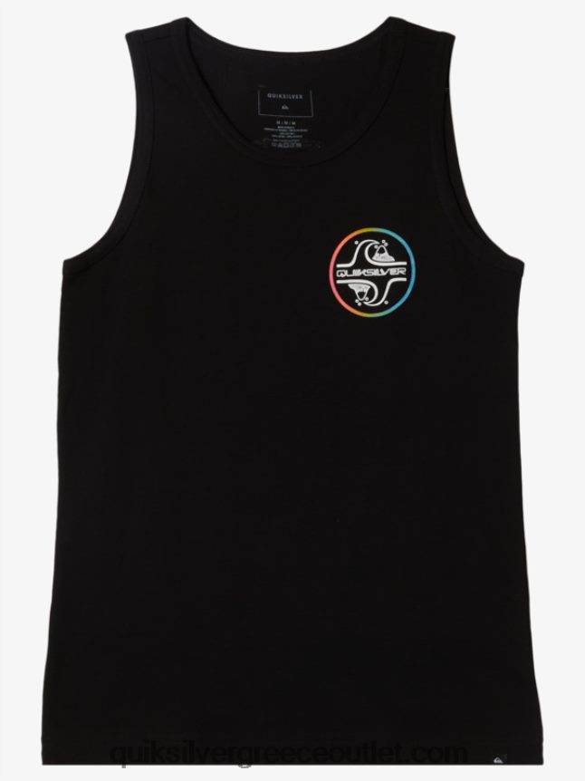 Μπλουζάκι με φούσκα 8-16 πυρήνων Quiksilver αγόρια 66LP842228 μαύρος