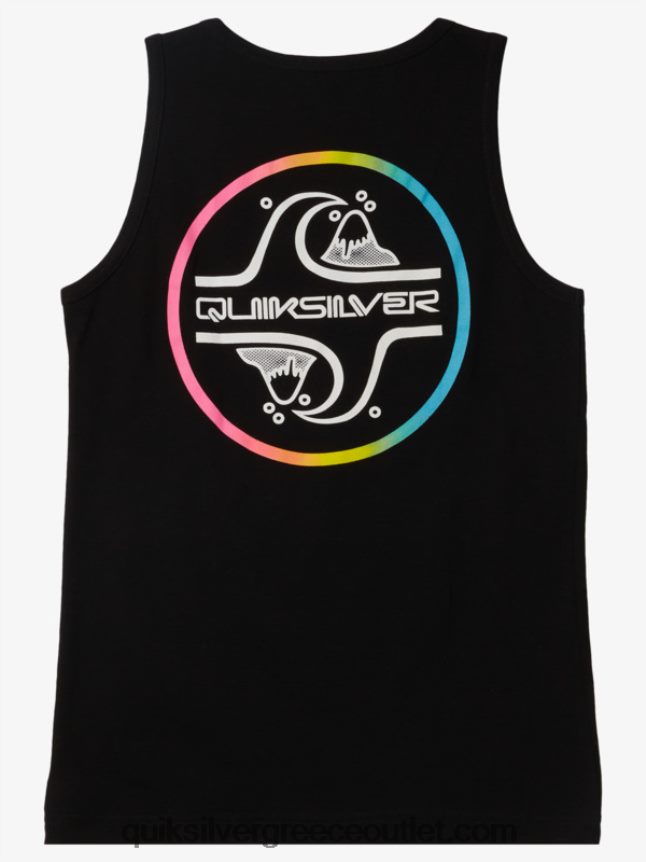 Μπλουζάκι με φούσκα 8-16 πυρήνων Quiksilver αγόρια 66LP842228 μαύρος