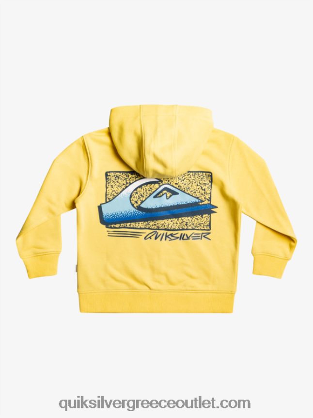 Φούτερ με φερμουάρ 2-7 ρετρό κινδύνους Quiksilver αγόρια 66LP842235 αντίρριο