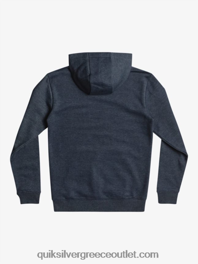 8-16 μεγάλο λογότυπο fleece top Quiksilver αγόρια 66LP842247 ναυτικό σακάκι ρείκι