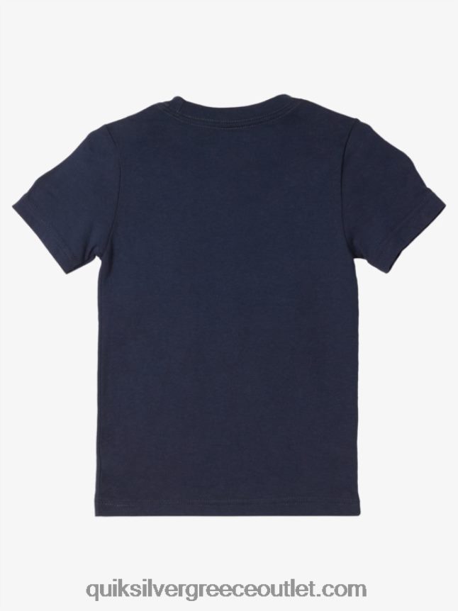 2-7 μπλουζάκι της έδρας του κύματος Quiksilver αγόρια 66LP841931 ναυτικό μπλέιζερ
