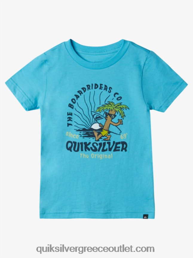Μπλουζάκι 2-7 ήσυχο μυαλό Quiksilver αγόρια 66LP841938 ποτάμι μπλε