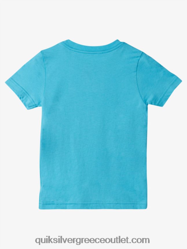 Μπλουζάκι 2-7 ήσυχο μυαλό Quiksilver αγόρια 66LP841938 ποτάμι μπλε