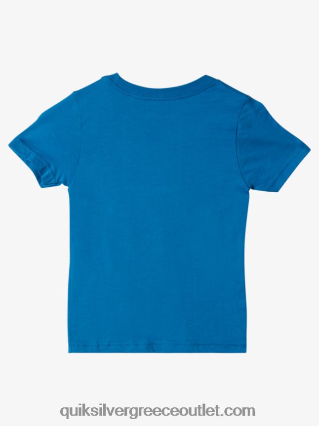 Μπλουζάκι αυτοκινήτου 2-7 αποδράσεων Quiksilver αγόρια 66LP841949 αναπνευστήρας μπλε