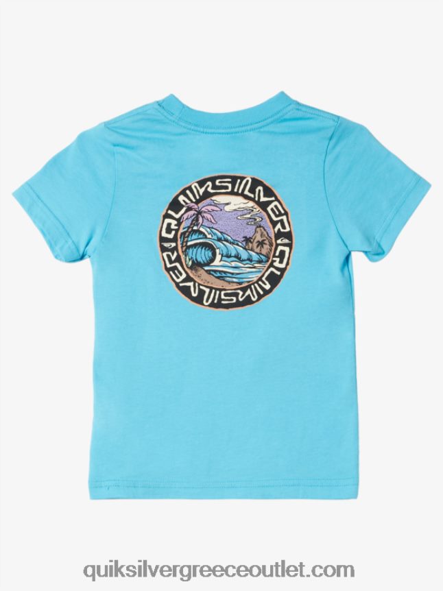 Μπλουζάκι 2-7 αλμυρά παραμύθια Quiksilver αγόρια 66LP841953 ποτάμι μπλε