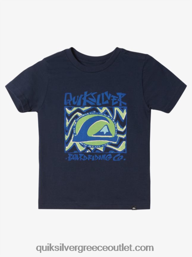 Μπλουζάκι 2-7 μεσάνυχτα Quiksilver αγόρια 66LP841963 ναυτικό μπλέιζερ