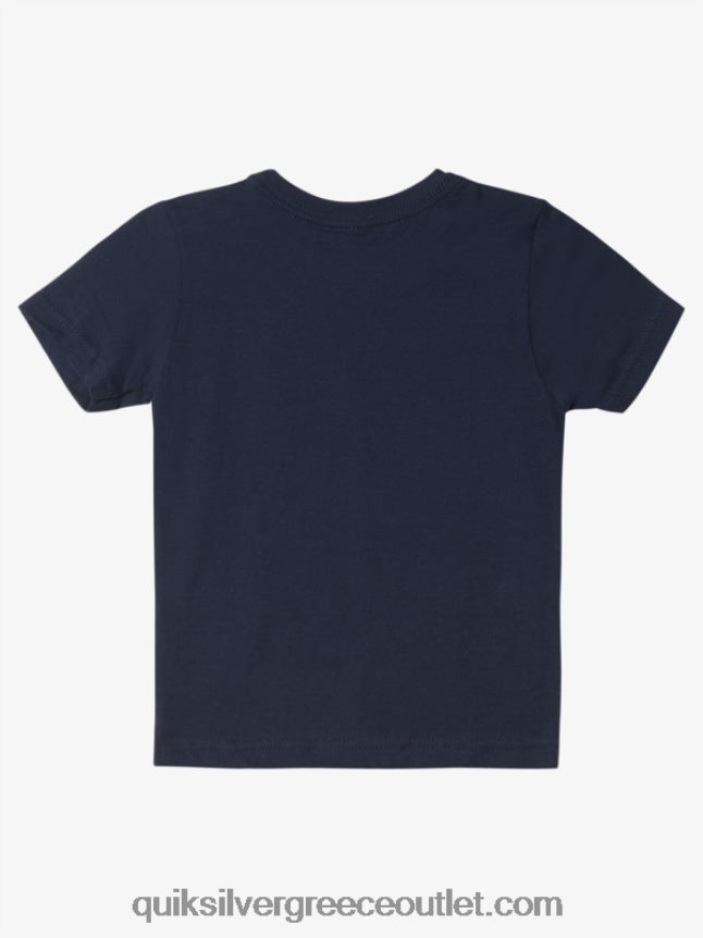 Μπλουζάκι 2-7 μεσάνυχτα Quiksilver αγόρια 66LP841963 ναυτικό μπλέιζερ