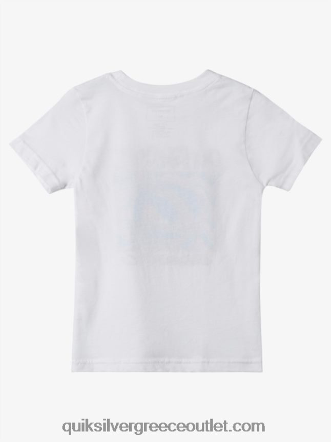 Μπλουζάκι 2-7 μεσάνυχτα Quiksilver αγόρια 66LP841965 άσπρο