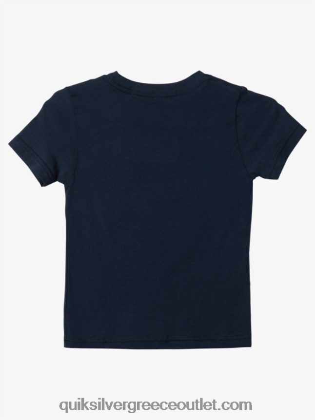 2-7 ξεπλυμένα μπλουζάκια Quiksilver αγόρια 66LP841969 ναυτικό μπλέιζερ