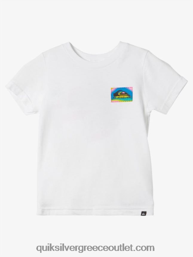 Μπλουζάκι 2-7 χρωμάτων Quiksilver αγόρια 66LP842094 άσπρο