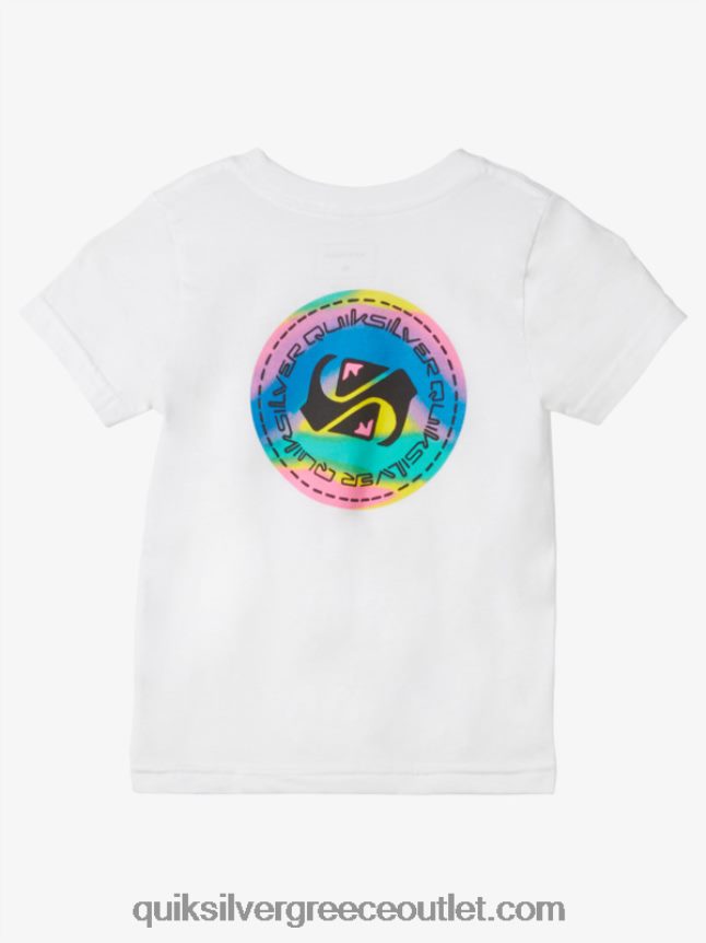 Μπλουζάκι 2-7 χρωμάτων Quiksilver αγόρια 66LP842094 άσπρο