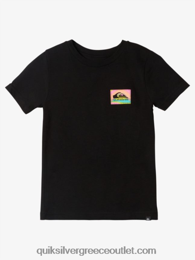 Μπλουζάκι 2-7 χρωμάτων Quiksilver αγόρια 66LP842095 μαύρος