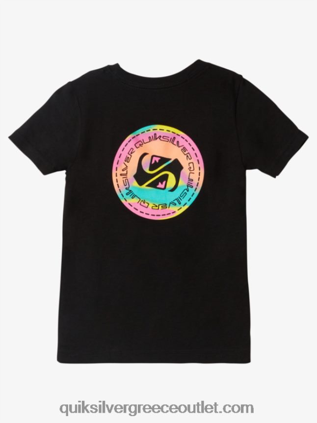 Μπλουζάκι 2-7 χρωμάτων Quiksilver αγόρια 66LP842095 μαύρος