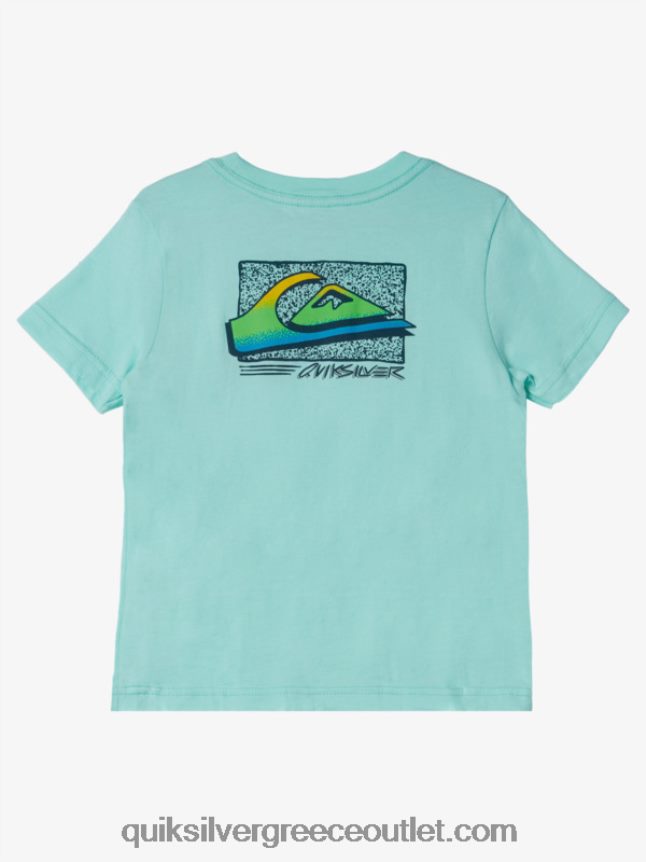 2-7 ρετρό fade μπλουζάκι Quiksilver αγόρια 66LP842143 γυαλί παραλίας