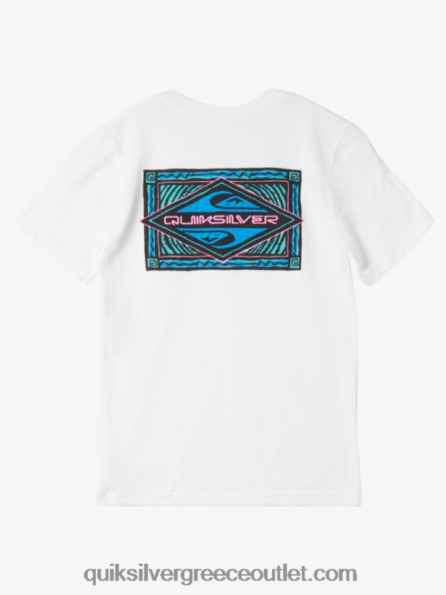 Δονούμενη μπλούζα 8-16 Quiksilver αγόρια 66LP841943 άσπρο
