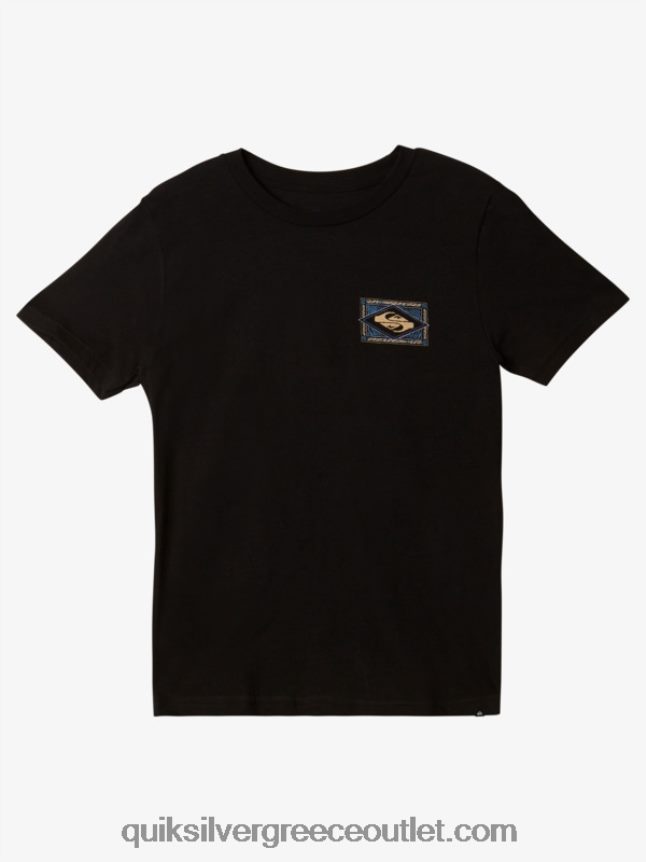 Δονούμενη μπλούζα 8-16 Quiksilver αγόρια 66LP841944 μαύρος