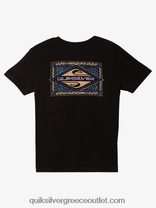 Δονούμενη μπλούζα 8-16 Quiksilver αγόρια 66LP841944 μαύρος
