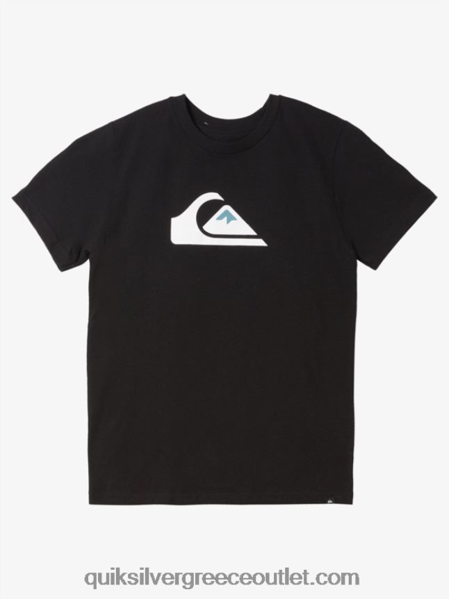 Μπλουζάκι με λογότυπο 8-16 Quiksilver αγόρια 66LP841961 μαύρος