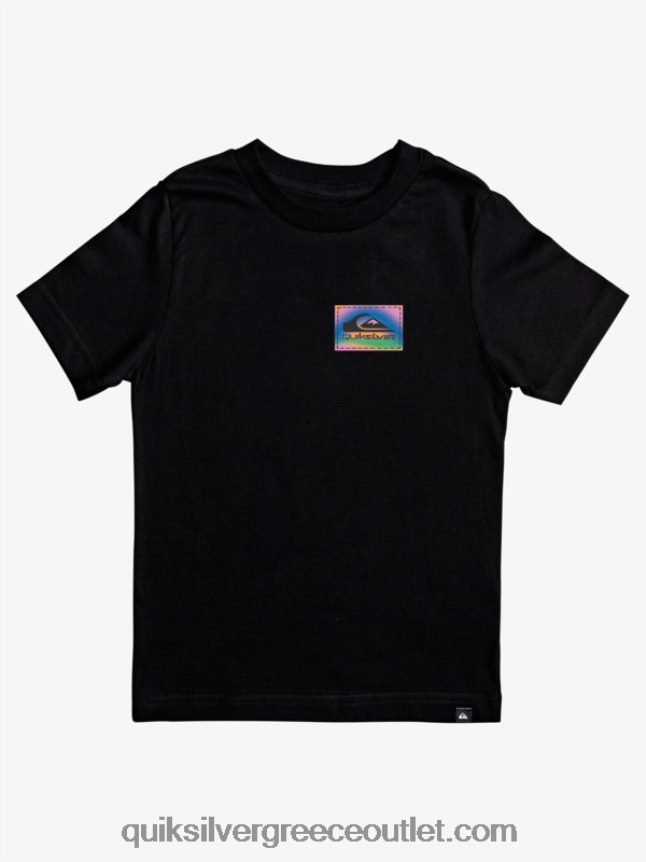 Μπλουζάκι 8-16 χρωμάτων Quiksilver αγόρια 66LP842173 μαύρος