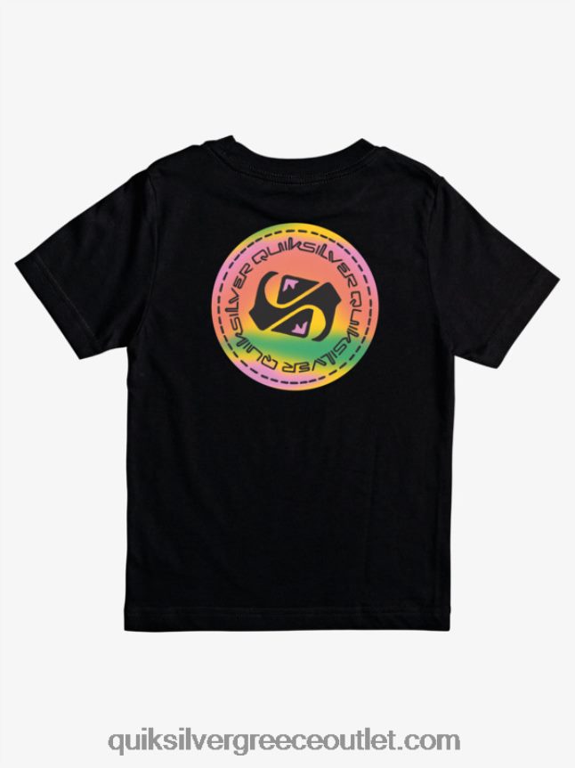 Μπλουζάκι 8-16 χρωμάτων Quiksilver αγόρια 66LP842173 μαύρος