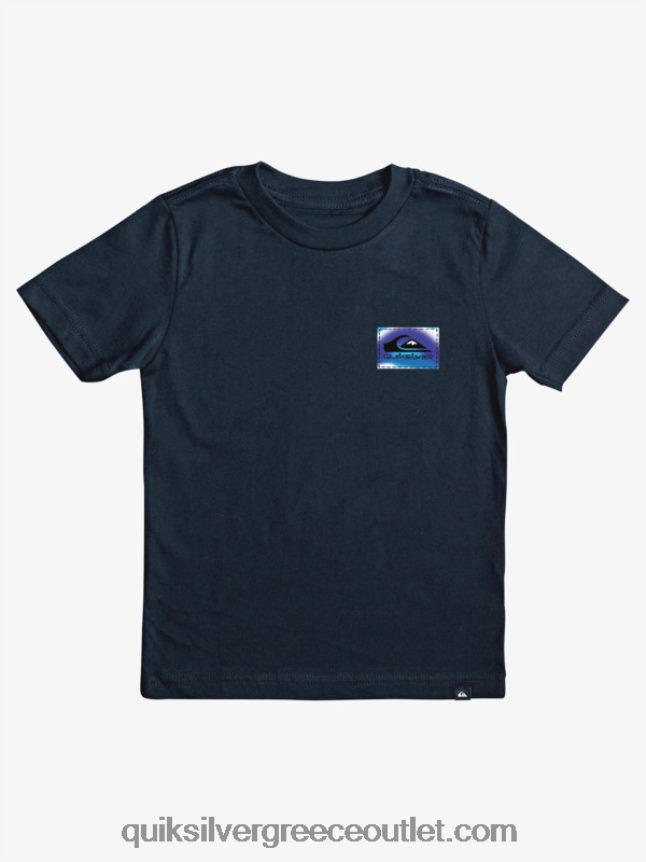 Μπλουζάκι 8-16 χρωμάτων Quiksilver αγόρια 66LP842174 ναυτικό μπλέιζερ