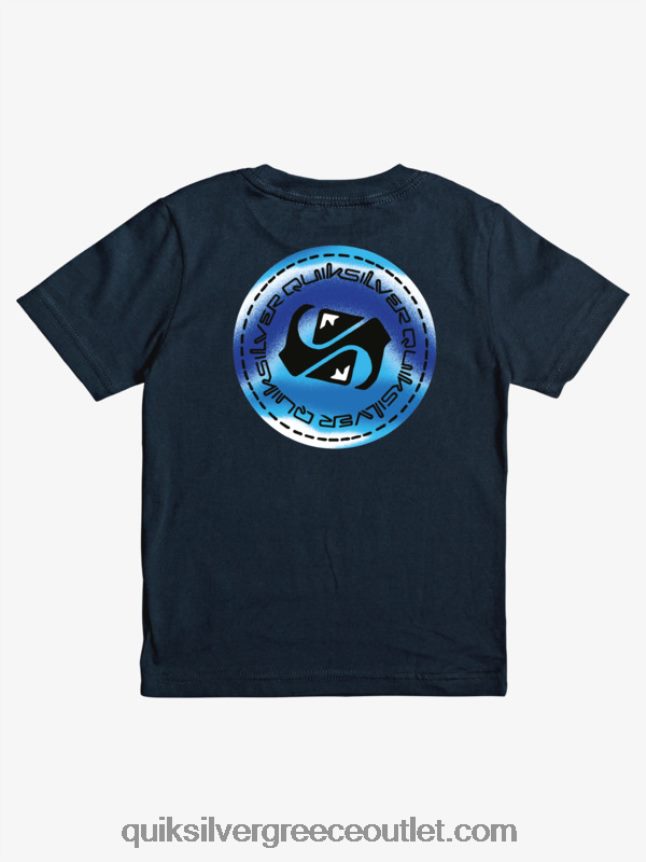 Μπλουζάκι 8-16 χρωμάτων Quiksilver αγόρια 66LP842174 ναυτικό μπλέιζερ