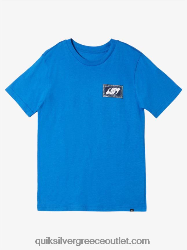 8-16 echoed beat t-shirt Quiksilver αγόρια 66LP841979 τουρκική θάλασσα