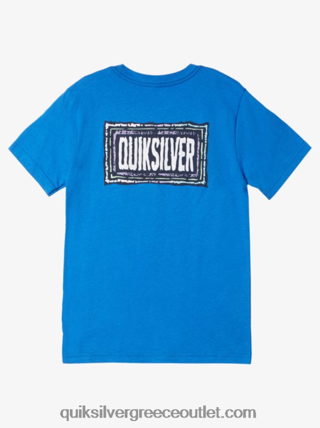 8-16 echoed beat t-shirt Quiksilver αγόρια 66LP841979 τουρκική θάλασσα