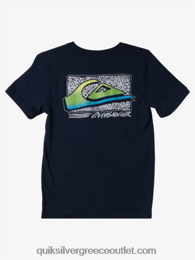 8-16 ρετρό fade μπλουζάκι Quiksilver αγόρια 66LP842125 ναυτικό μπλέιζερ