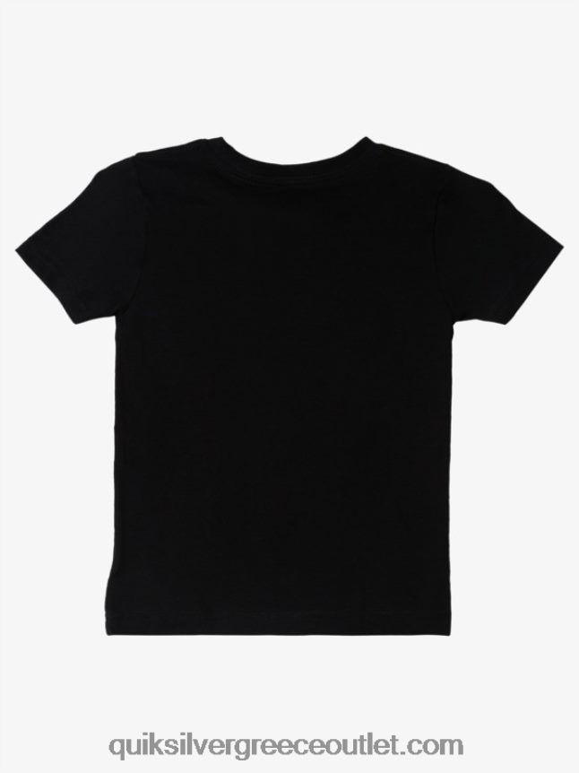 T-shirt με 2-7 σερφ φιλαράκι Quiksilver αγόρια 66LP842159 μαύρος