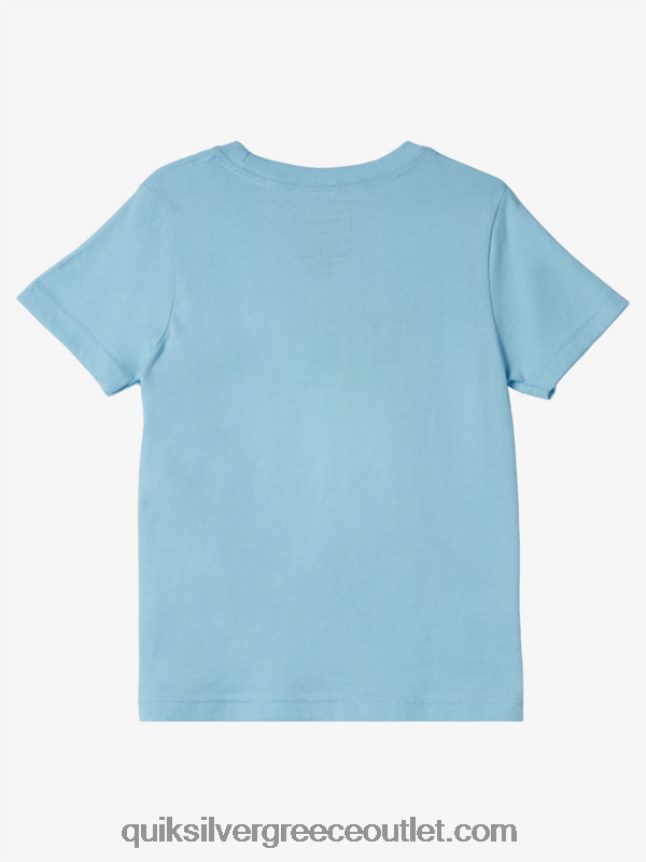 T-shirt με 2-7 σερφ φιλαράκι Quiksilver αγόρια 66LP842160 μπλε του ουρανού