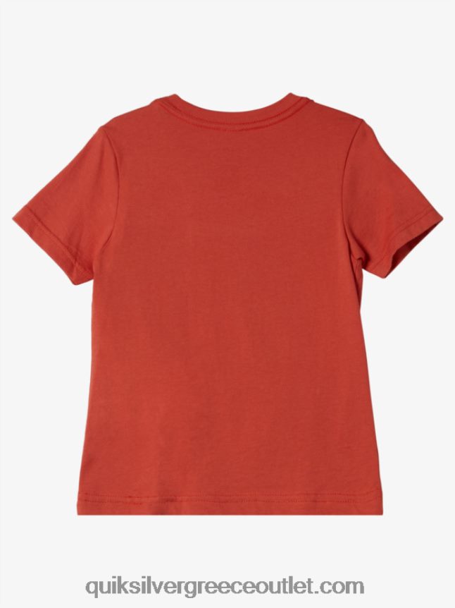 T-shirt 2-7 light tunnel Quiksilver αγόρια 66LP842128 πορτοκαλί Μέκκας