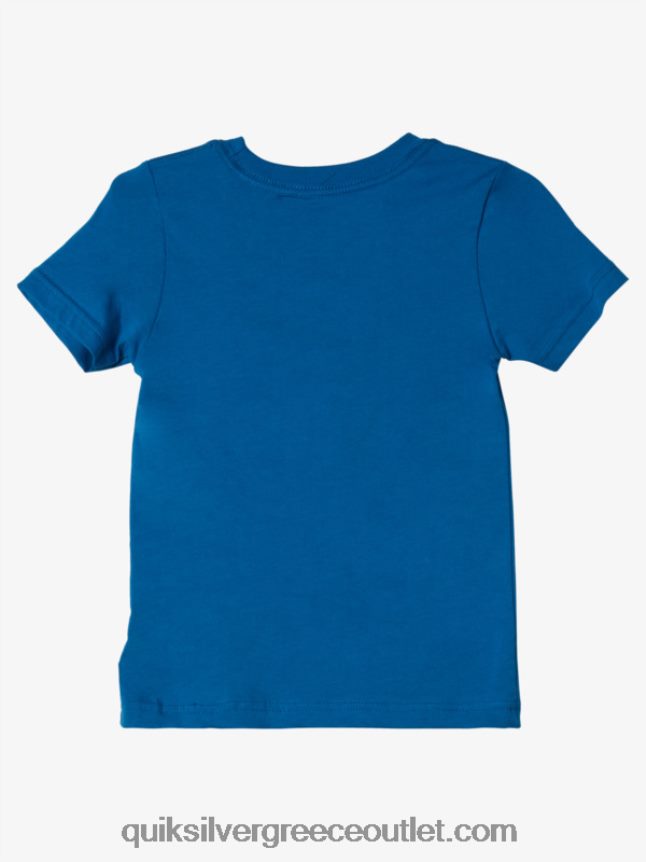 T-shirt 2-7 light tunnel Quiksilver αγόρια 66LP842129 αναπνευστήρας μπλε