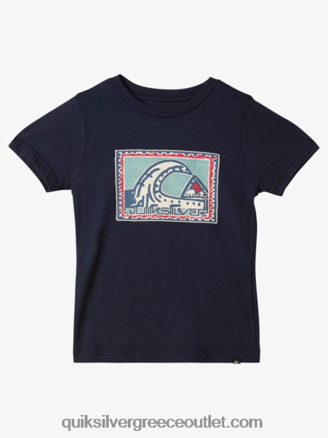 T-shirt 2-7 rad heritage Quiksilver αγόρια 66LP841959 ναυτικό μπλέιζερ