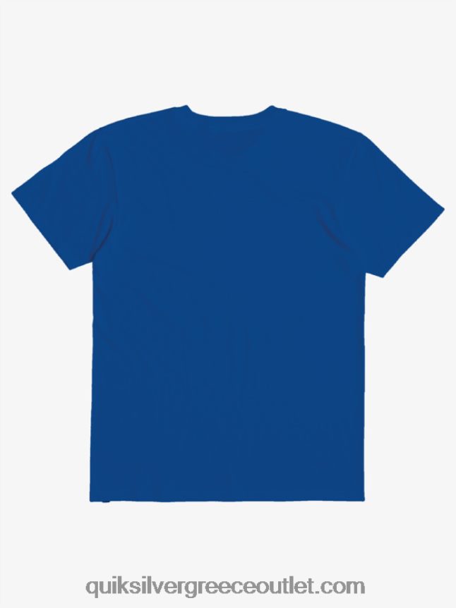 T-shirt 8-16 υψηλότερης ζωής Quiksilver αγόρια 66LP842208 αναπνευστήρας μπλε