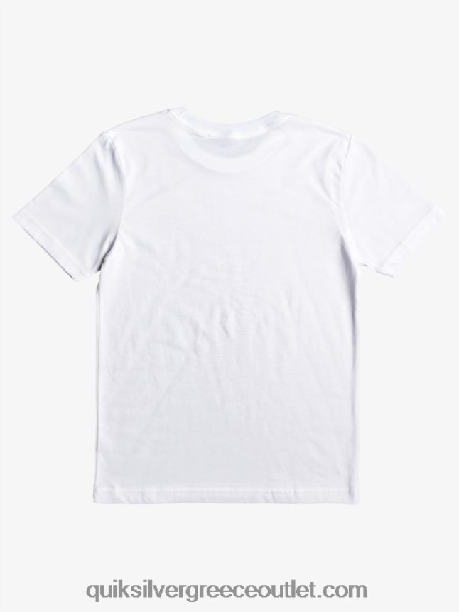 T-shirt 8-16 υψηλότερης ζωής Quiksilver αγόρια 66LP842209 άσπρο